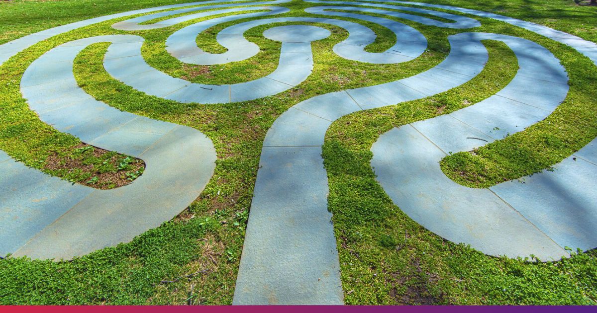 American University Labyrinth Outside Kay Spiritual Life Center