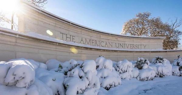AU gate covered in snow