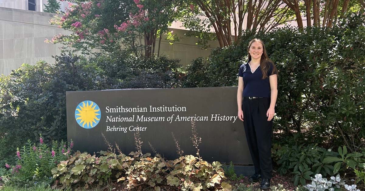 Catherine at the National Museum of American History