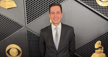 Daniel Pérez at the 2026 Grammys