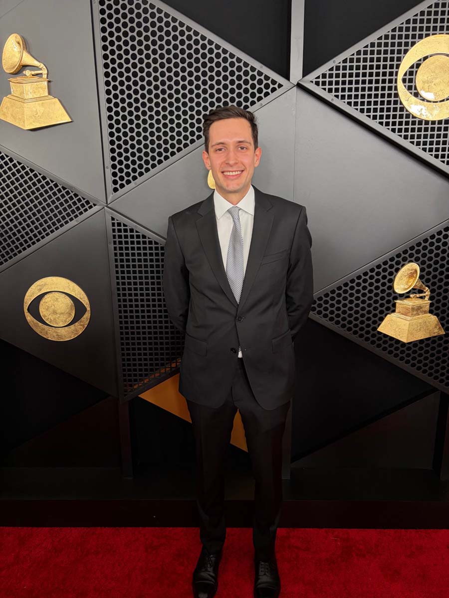 Daniel Pérez at the 2026 Grammys