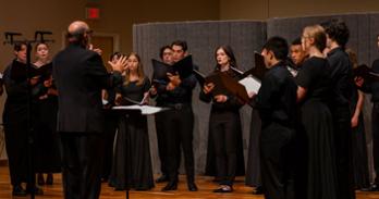 AU Chamber Singers, fall 2025. Photo: Ethan Kauffman.