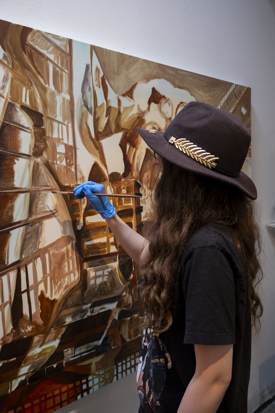 Lexi Moser painting