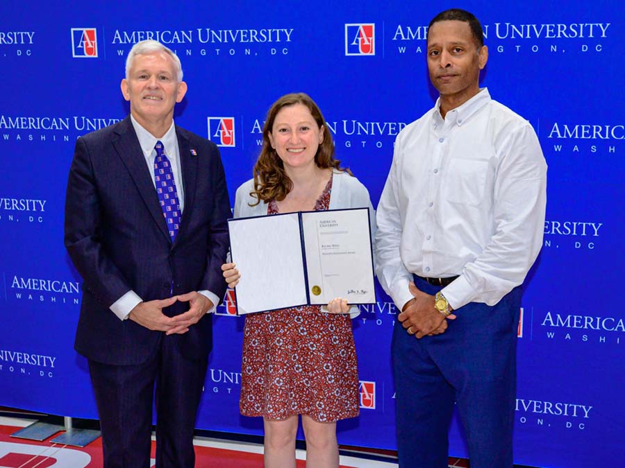 Jonathan Alger, Rachel Weiss, and Marshall Taylor