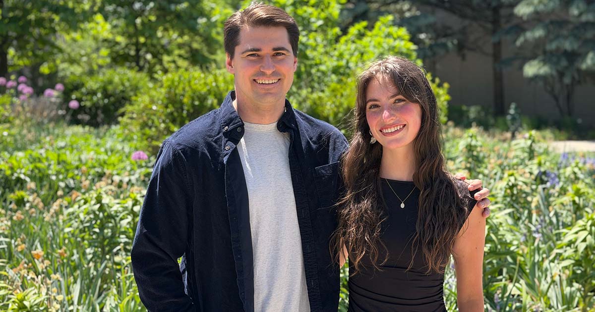 Danny Tapp and Rebecca Morris