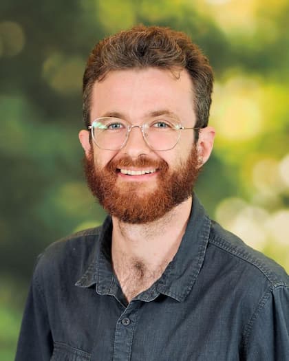 Lewis Erickson smiling.