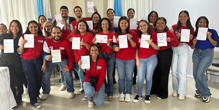 Teacher trainees at Honduras Independence Bilingual School.