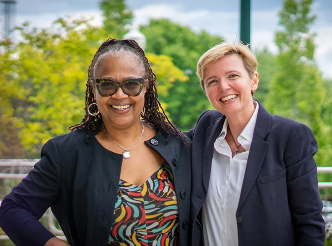 Professors Sonia Grier and Valentina Bruno