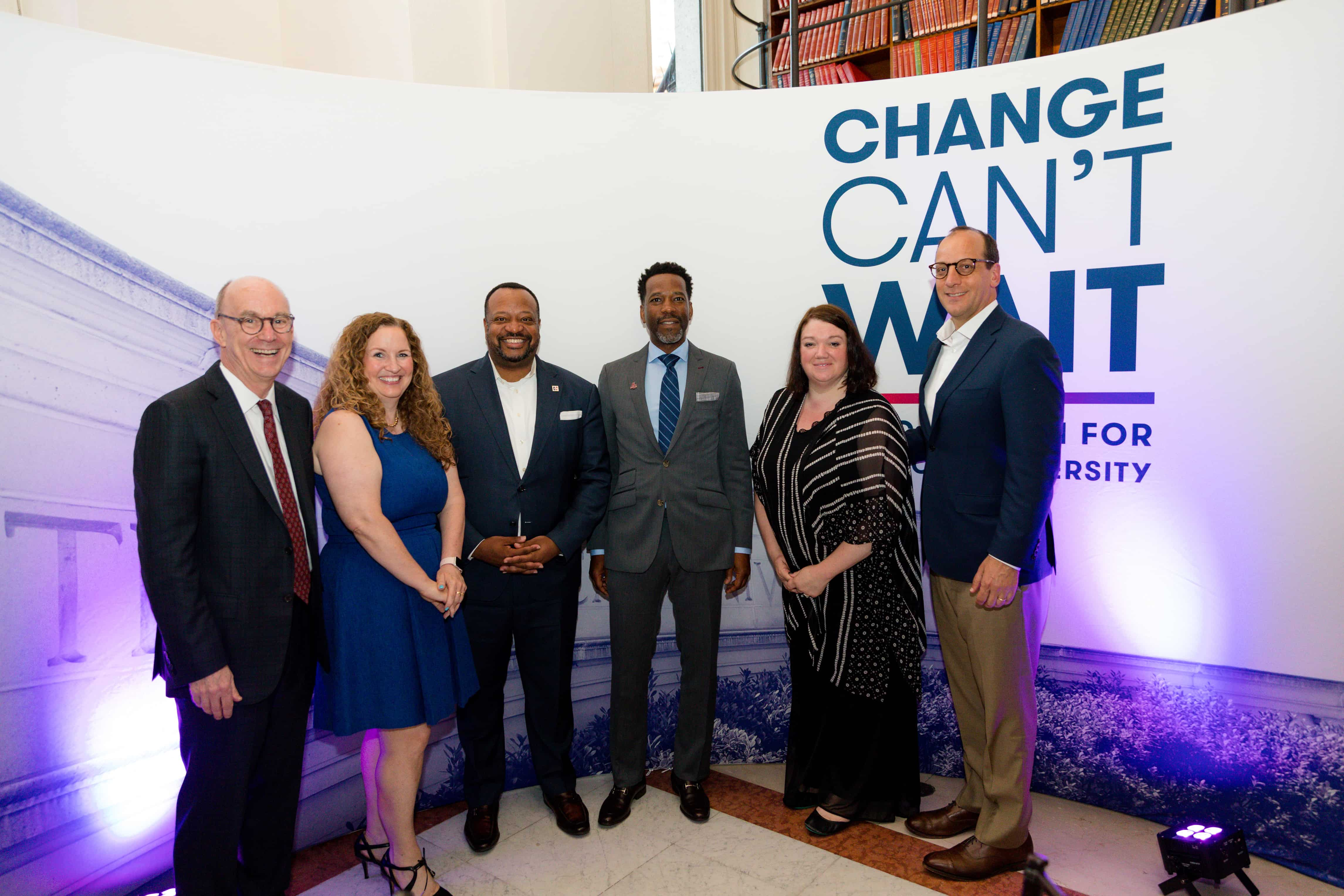 University leadership at Change Can't Wait Boston event