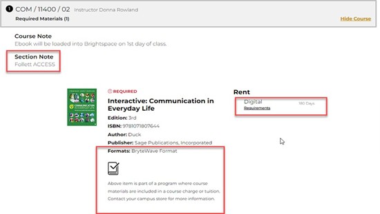 Eagle Access Program materials