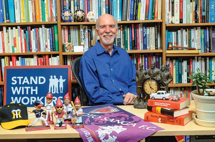 Stephen Silvia in his office