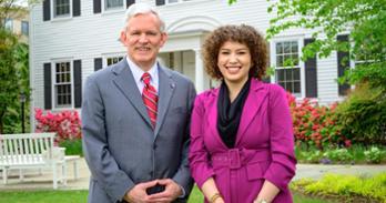 President'Faith Massey with President Jon