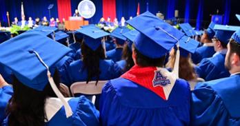 Photo from spring 2025 commencement. Photo by Jeff Watts.