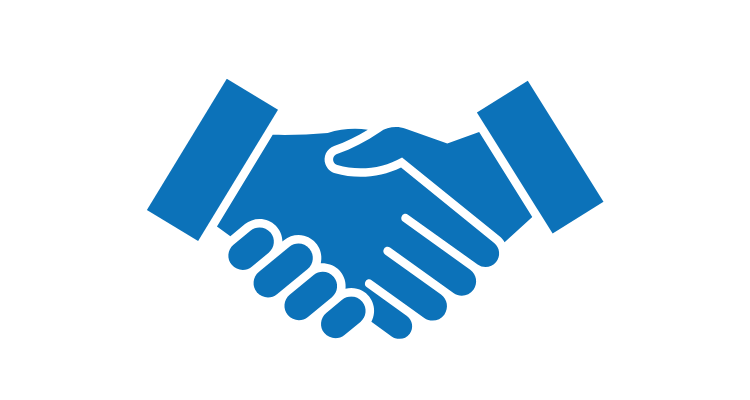 Professional and Lifelong Learning: two hands shaking (icon) Professional and Lifelong Learning: two hands shaking (icon)