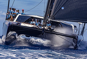 Ava Wilson sails during Transpac. Copyright Stephen R Cloutier, ultimatesailing.com