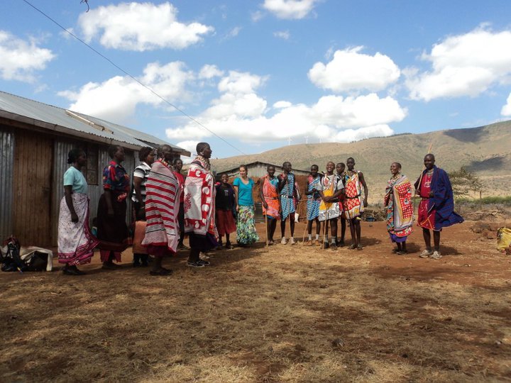 Julia Hodum in Masaai Kenya