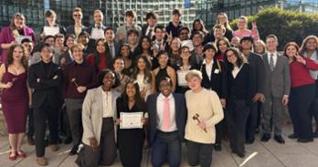 American University's 2024-2025 Model United Nations team.