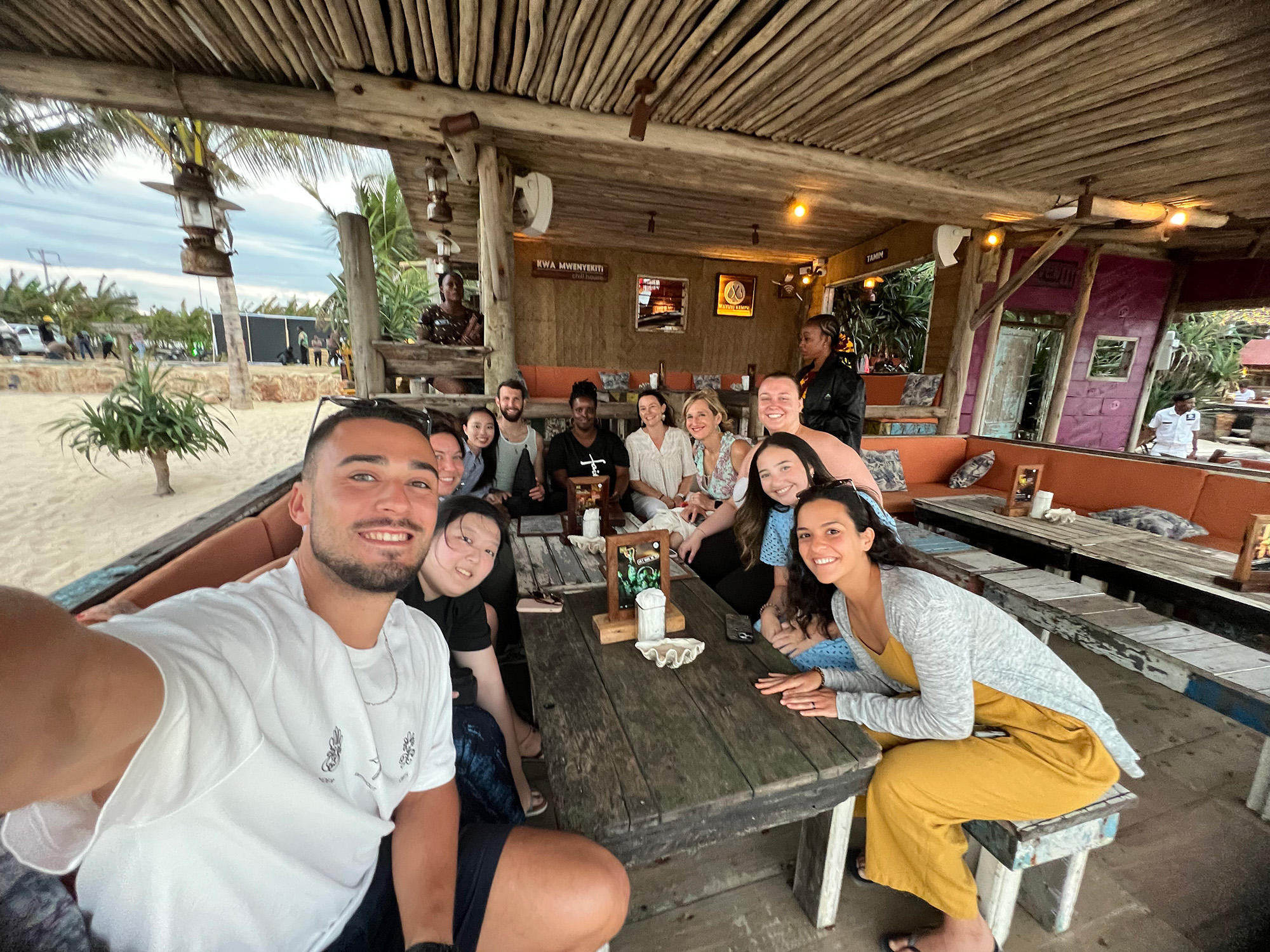 A group of students in Tanzania