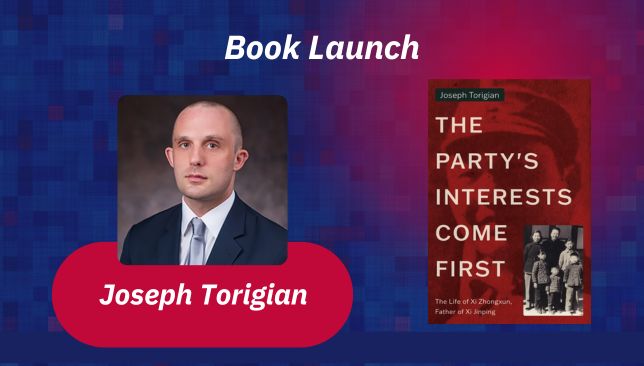 Joseph Torigian Book Launch
