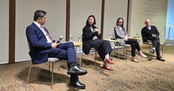 Yerevan Saeed with Victoria Taylor, Noam Raydan, and Raad Alkadiri