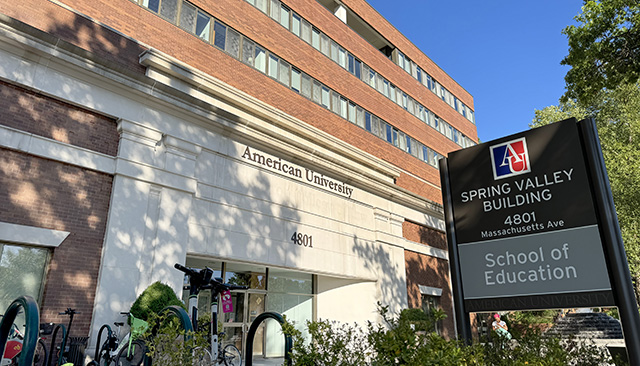 Spring Valley Building, the home of the School of Educaiton at American University
