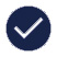 Blue checkmark