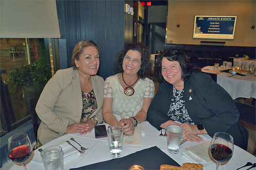 Heritage language speakers sitting at table