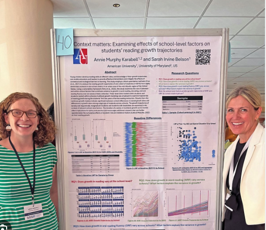 Sarah Belson and Annie Karabell infant of board