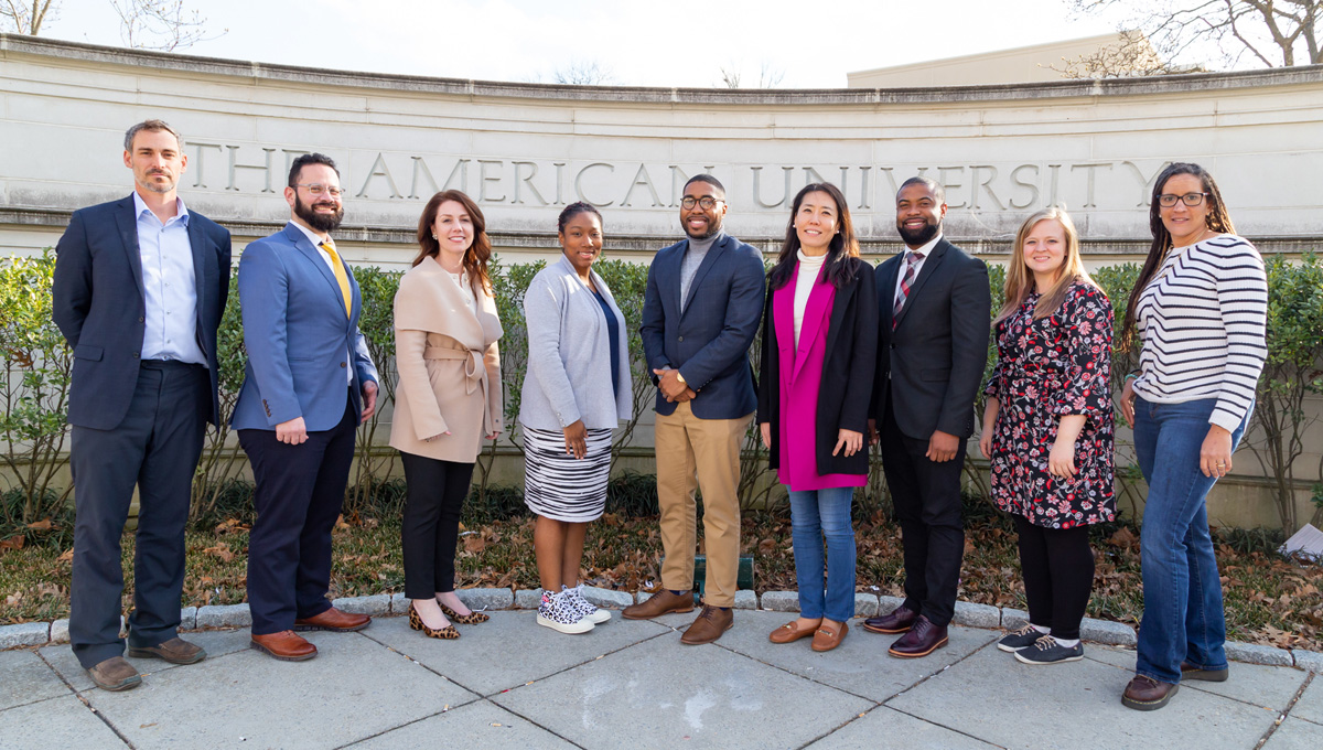 The second cohort of AU School of Education's Educational Doctor of Education in Education Policy and Leadership
