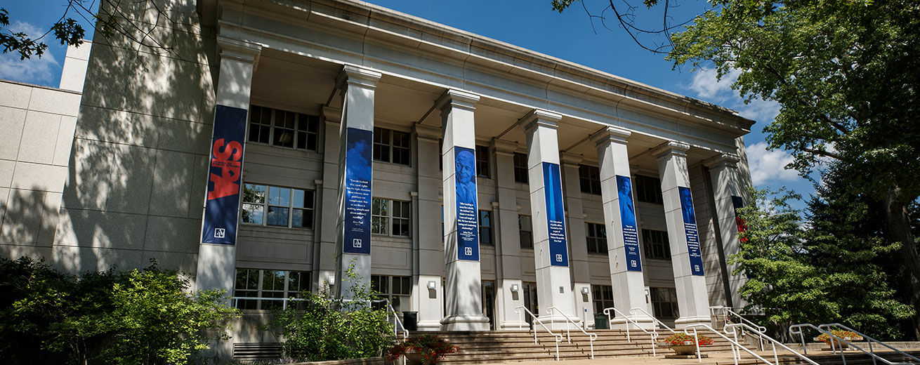 Front of Kerwin Hall - Campus Tour