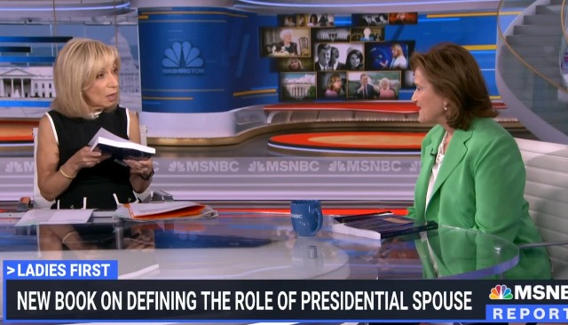 Anita McBride with Andrea Mitchell