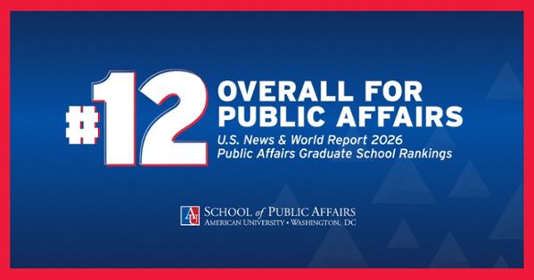 #12 Overall for Public Affairs
