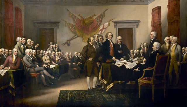Signing of the Declaration of Indpendence by John Trumbull