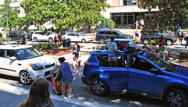 Residence halls open for move-in for new and returning students