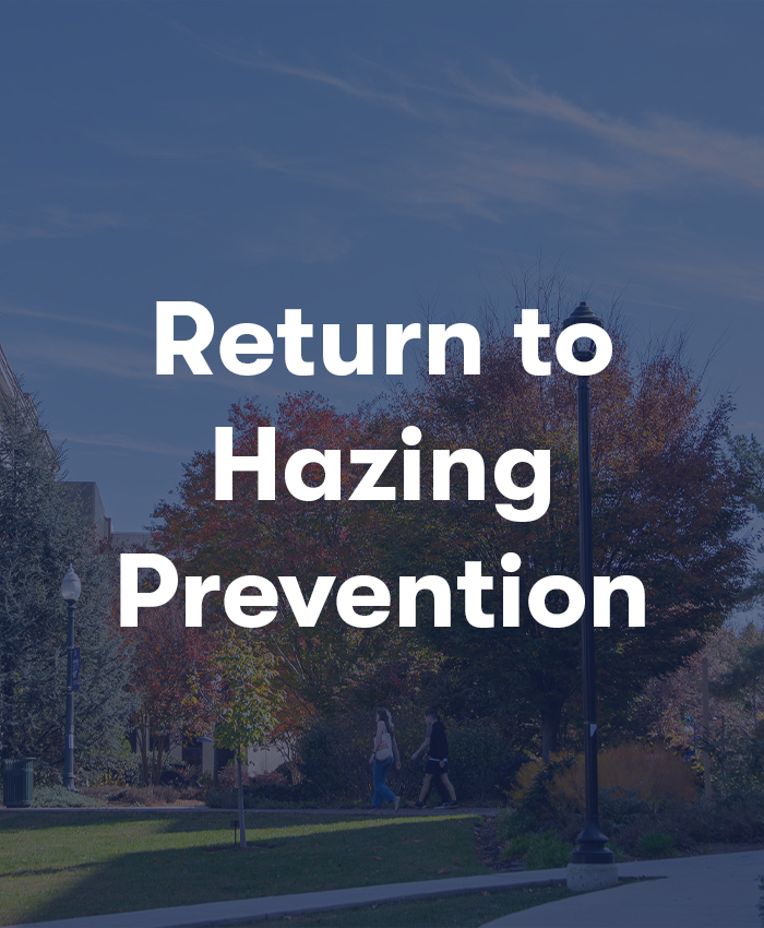 Return to Hazing Prevention