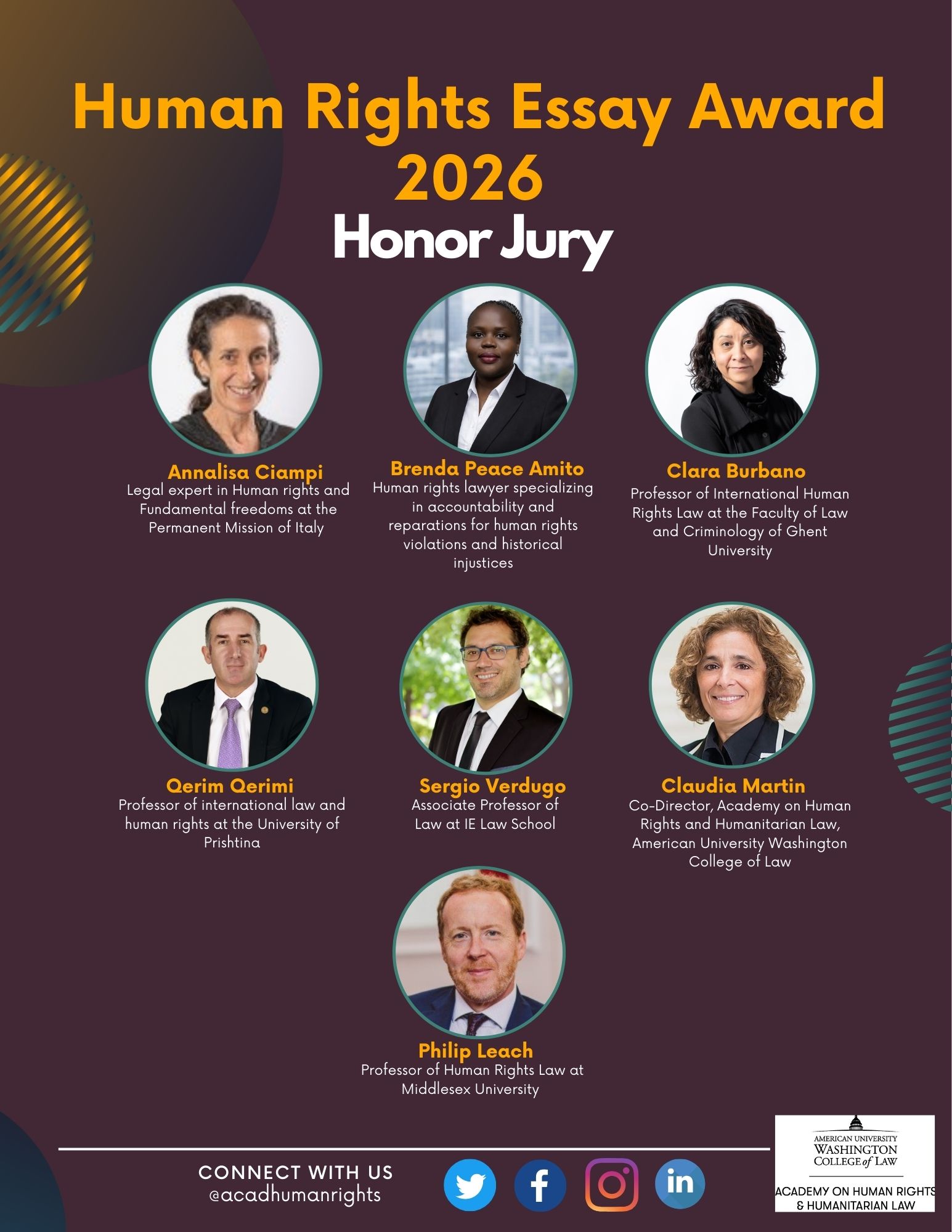 Jurado de Honor 2026 HREA Inglés
