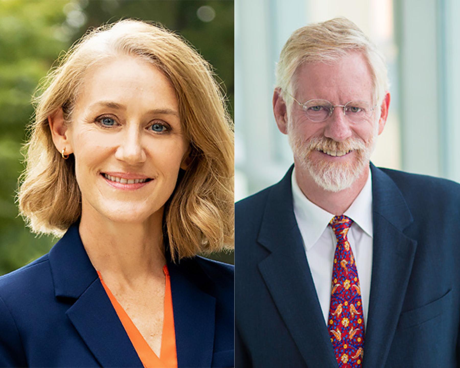 Prof. Christine Haight Farley (left) & Prof. Michael Carroll (Right)